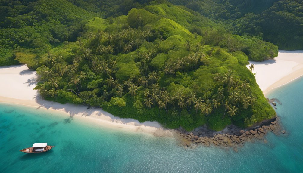 beautiful sandy beach location