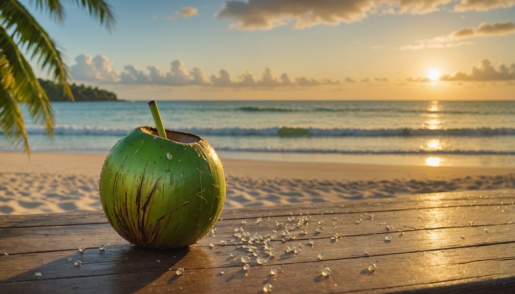 best times for coconut water