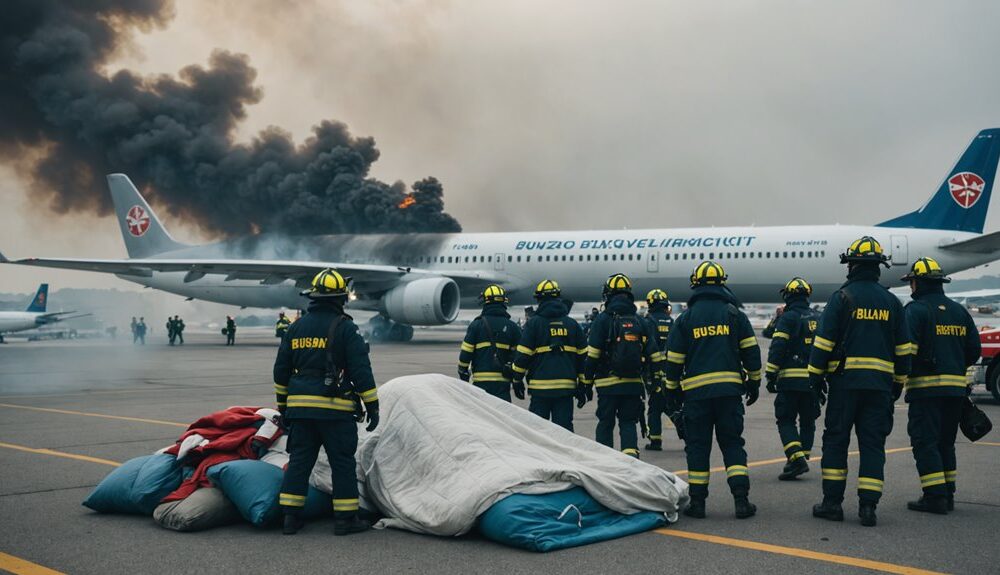 busan aircraft fire evacuation