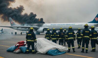 busan aircraft fire evacuation