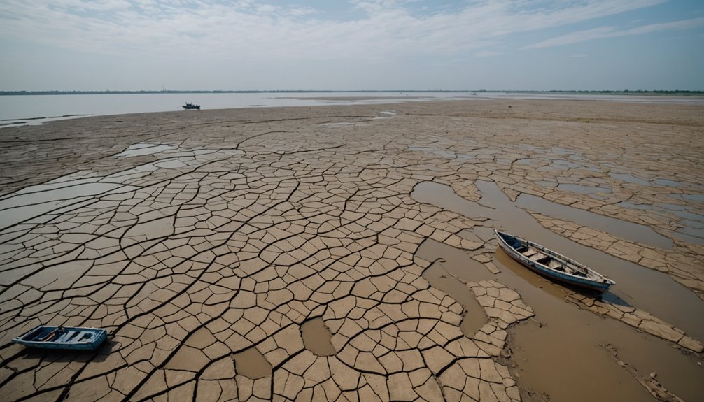 coastal area shrinking significantly