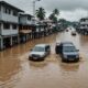 floods isolate indonesia malaysia border