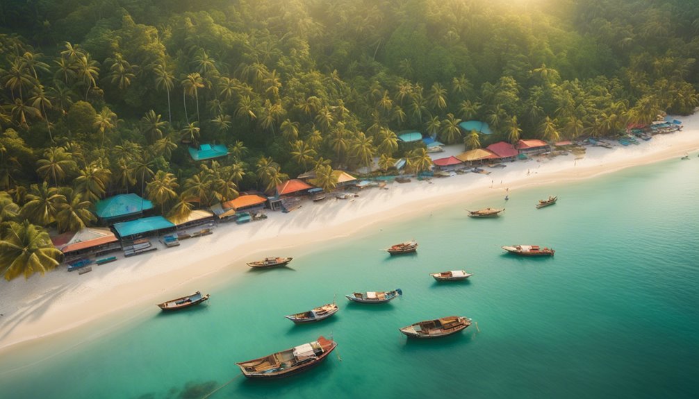 jambak beach in indonesia