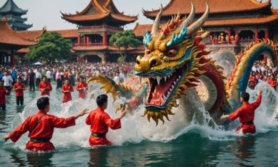 lion and dragon dance