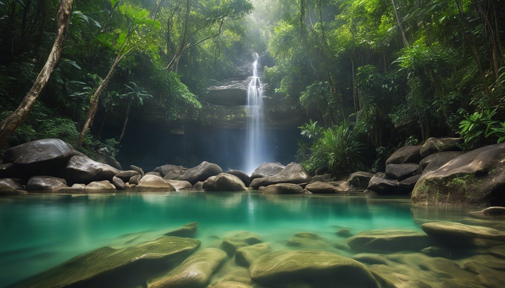 lubuk minturun bathing place