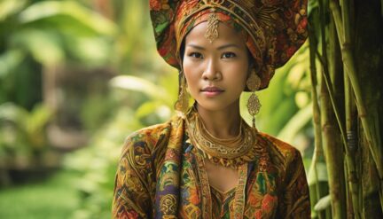 minangkabau traditional clothing beauty