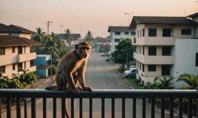 monkey intrusion causes alarm