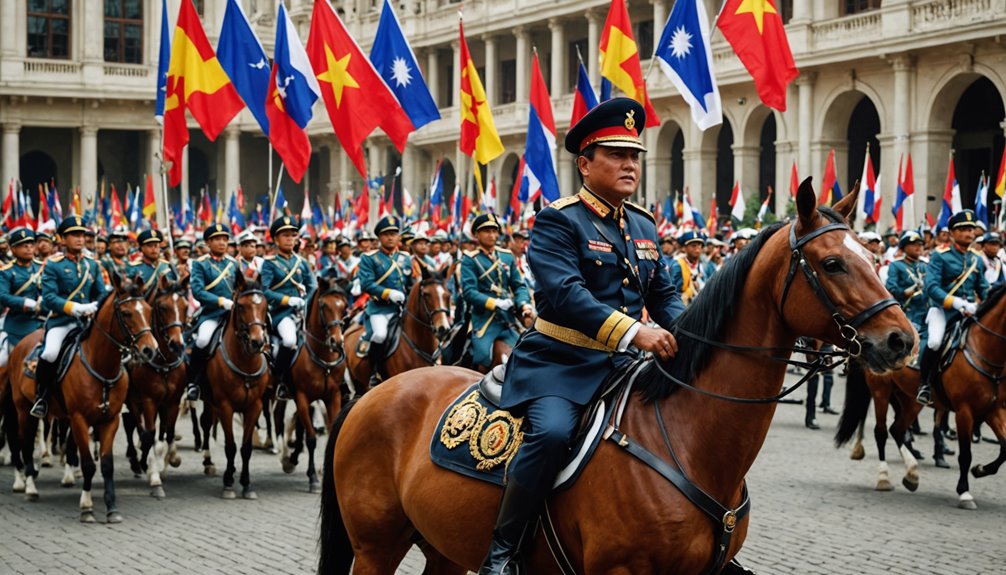 prabowo leads india republic parade