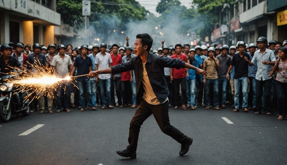 bandung protests against darkness