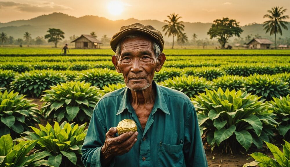 javanese farmer finds gold