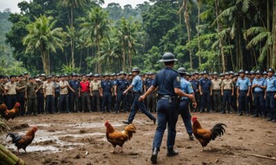 police action against cockfighting