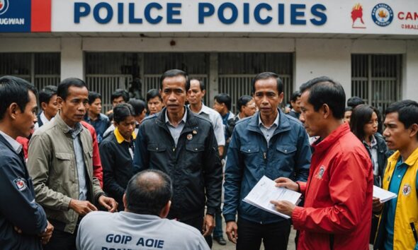 relawan melapor ke polisi