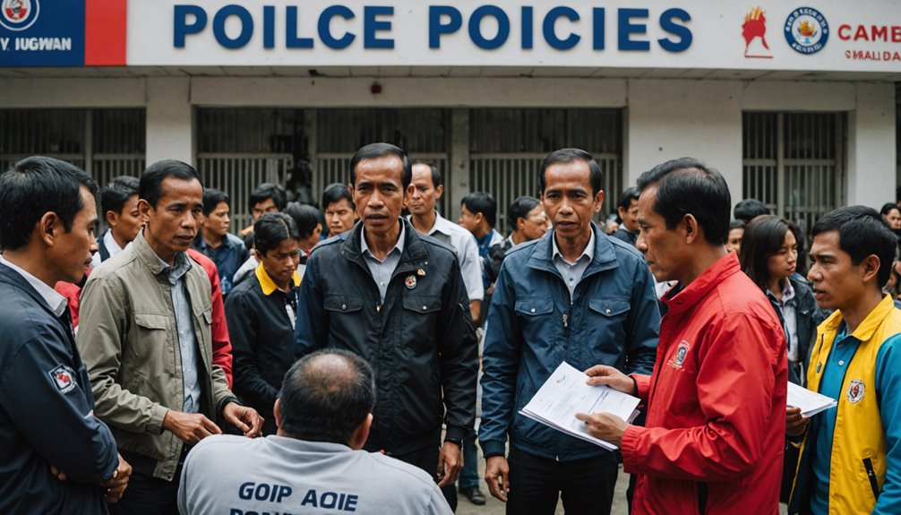 relawan melapor ke polisi