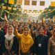 harkitnas celebration in bandung